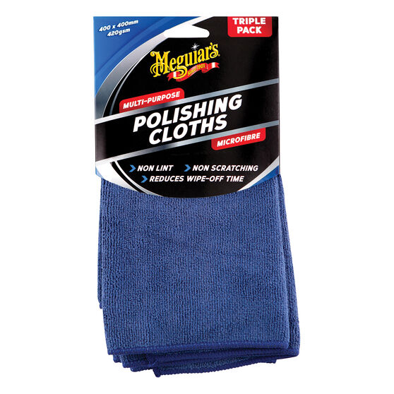 Meguiar's Microfibre Polishing Cloths Triple Pack Supercheap Auto