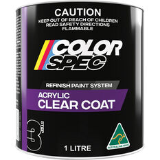 ColorSpec Paint - Acrylic, Clear Coat, 1 Litre, , scaau_hi-res
