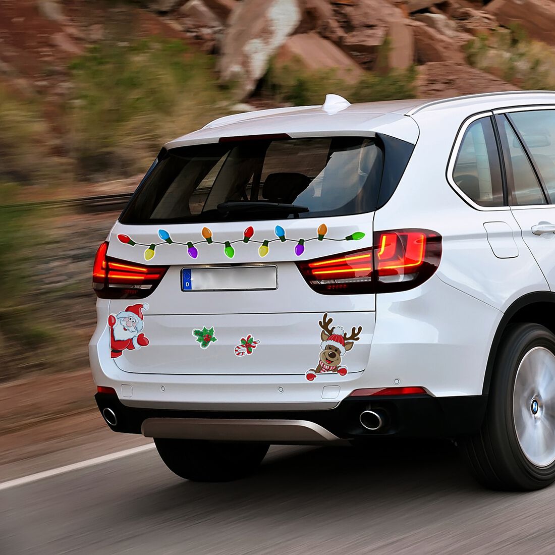 Reflective Magnetic Car Sticker, , scaau_hi-res