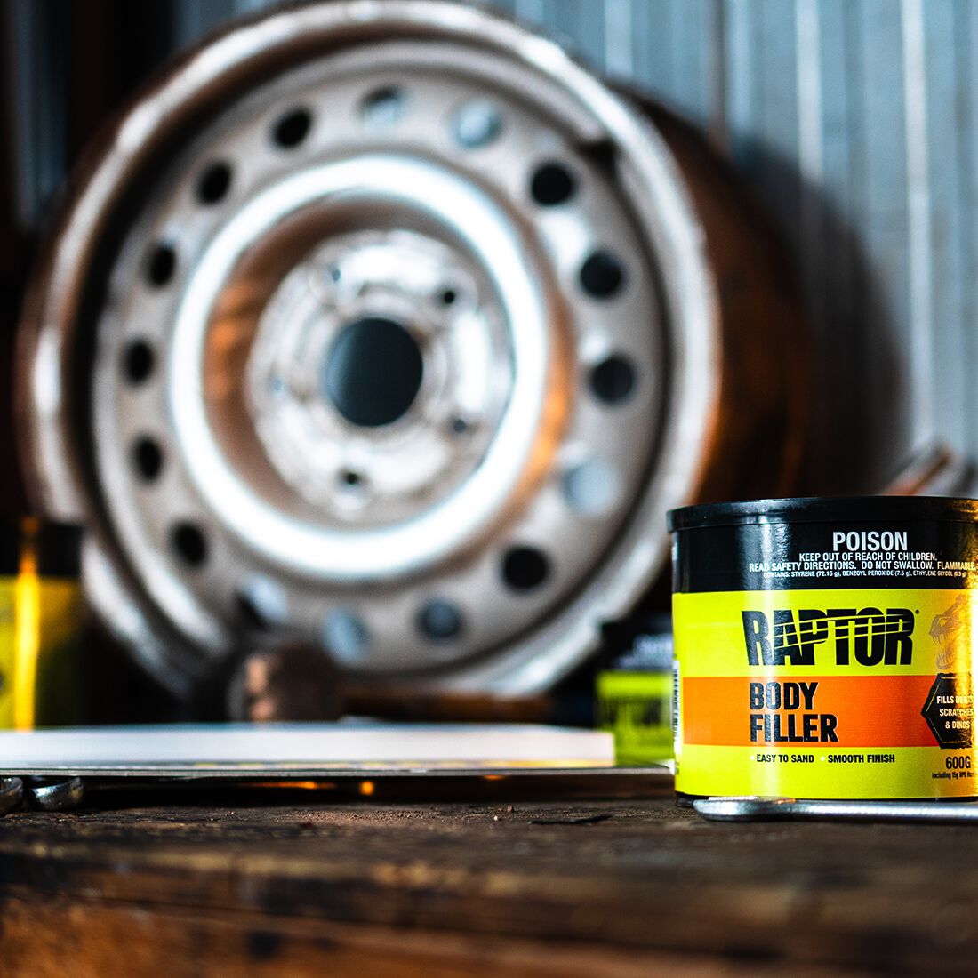 Raptor Lightweight Body Filler 600g, , scaau_hi-res