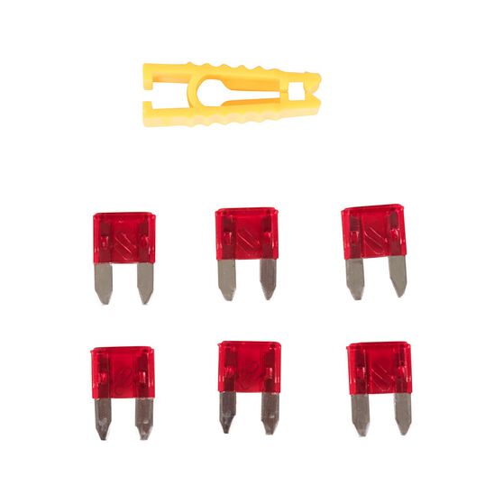 SCA Fuse Mini Blade 10 AMP, 6pce Supercheap Auto