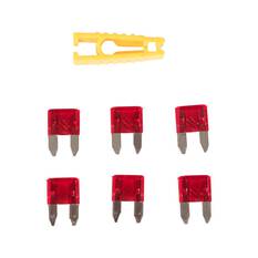 SCA Automotive Fuses - Mini Blade, 10 Amp, 6 Piece, , scaau_hi-res