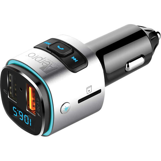 Aerpro Bluetooth FM Transmitter with QC3.0 USB APBT210, , scaau_hi-res