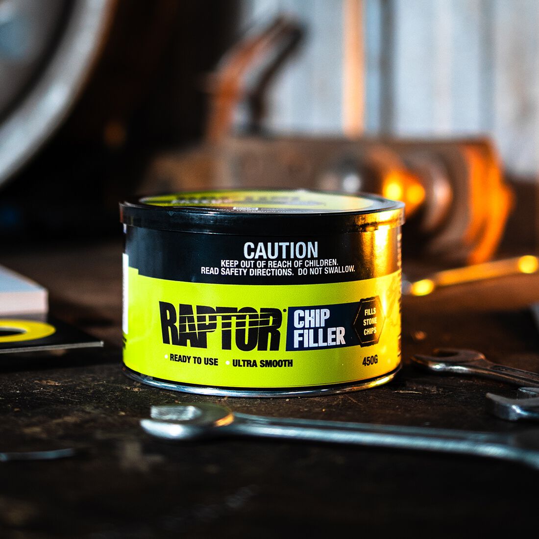 Raptor Scratch & Stone Chip Filler 450g, , scaau_hi-res