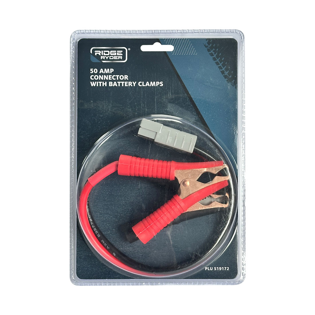 Ridge Ryder 50 AMP Plug - Battery Clamp, 30cm, 8 AWG, , scaau_hi-res