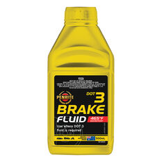 Penrite Brake Fluid DOT3 500mL, , scaau_hi-res