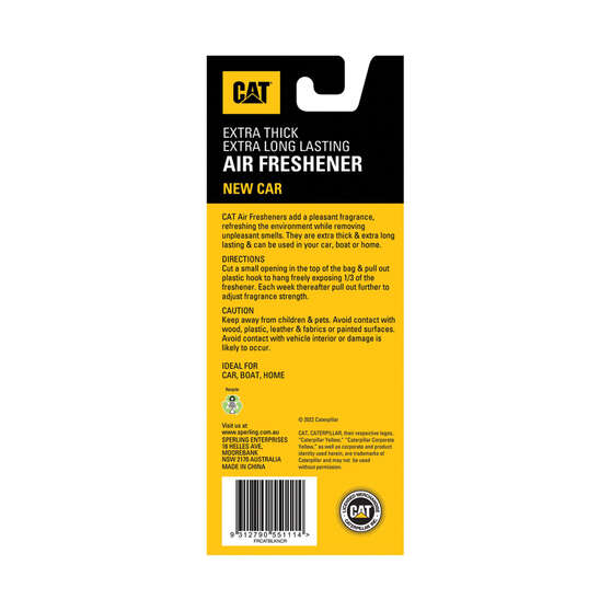 CAT Air Freshener New Car 1 Pack, , scaau_hi-res