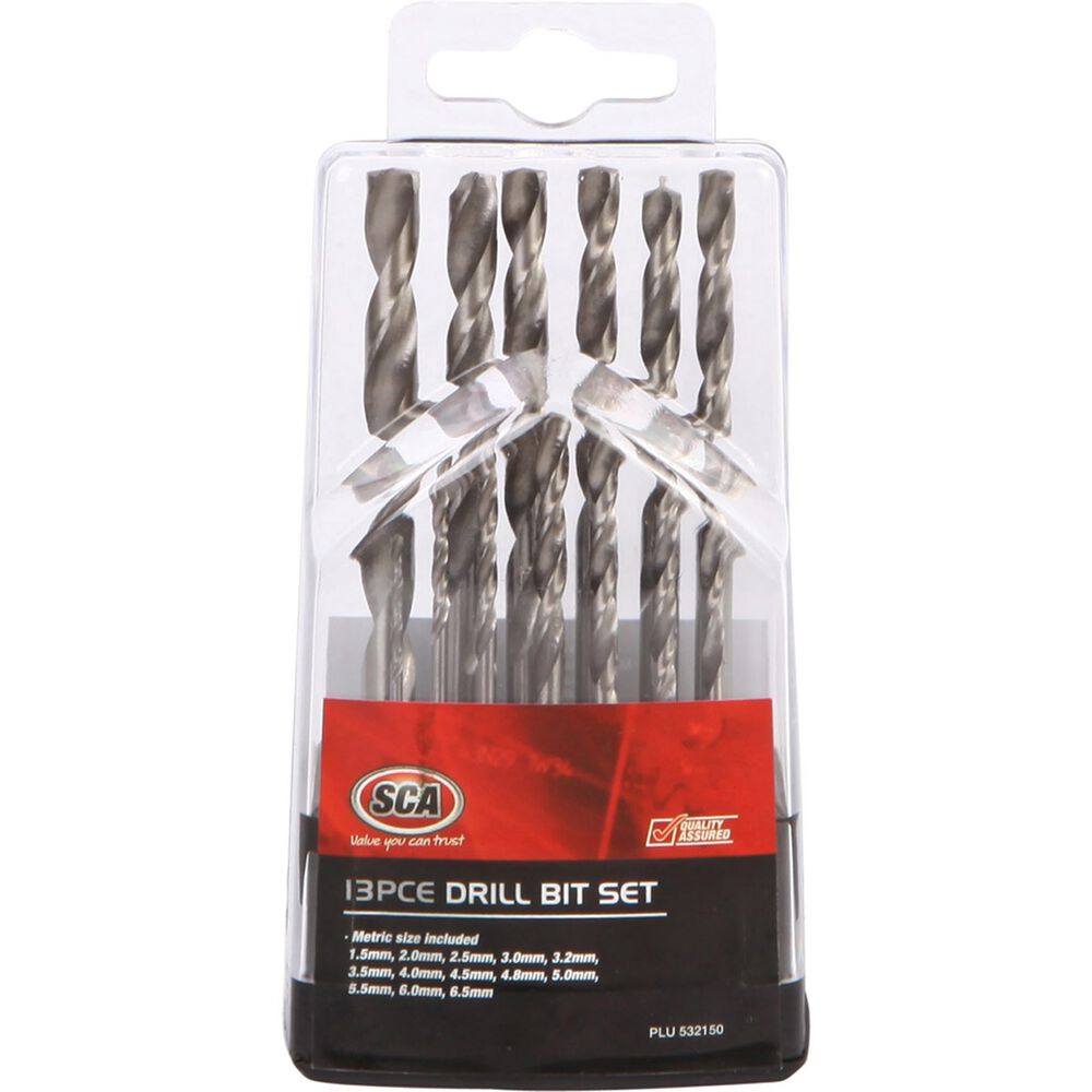 SCA Drill Bit Set 13 Piece Supercheap Auto