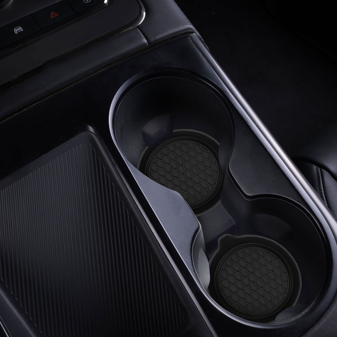 Cabin Crew Drink Coasters Black Dish 2Pk, , scaau_hi-res