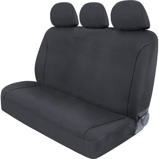 SCA Canvas Seat Covers - Charcoal/Grey Adjustable Headrests Size 06H Rear Seat, , scaau_hi-res
