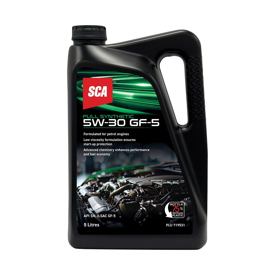 SCA Full Synthetic Engine Oil GF-5 5W-30 5 Litre, , scaau_hi-res