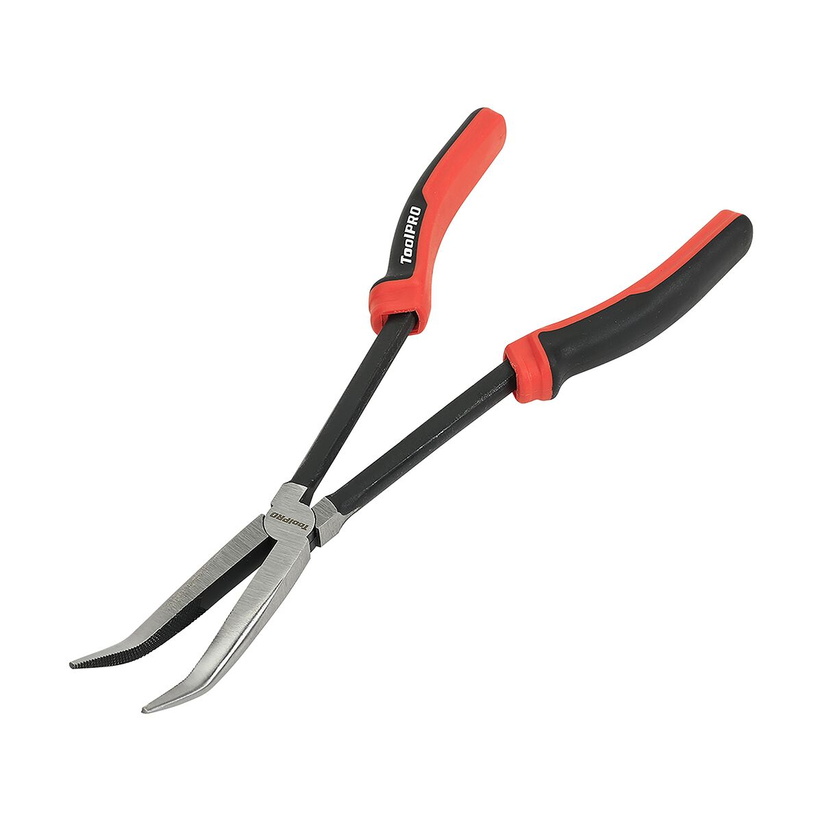 ToolPRO Long Nose Pliers Extra Long Bent 290mm, , scaau_hi-res