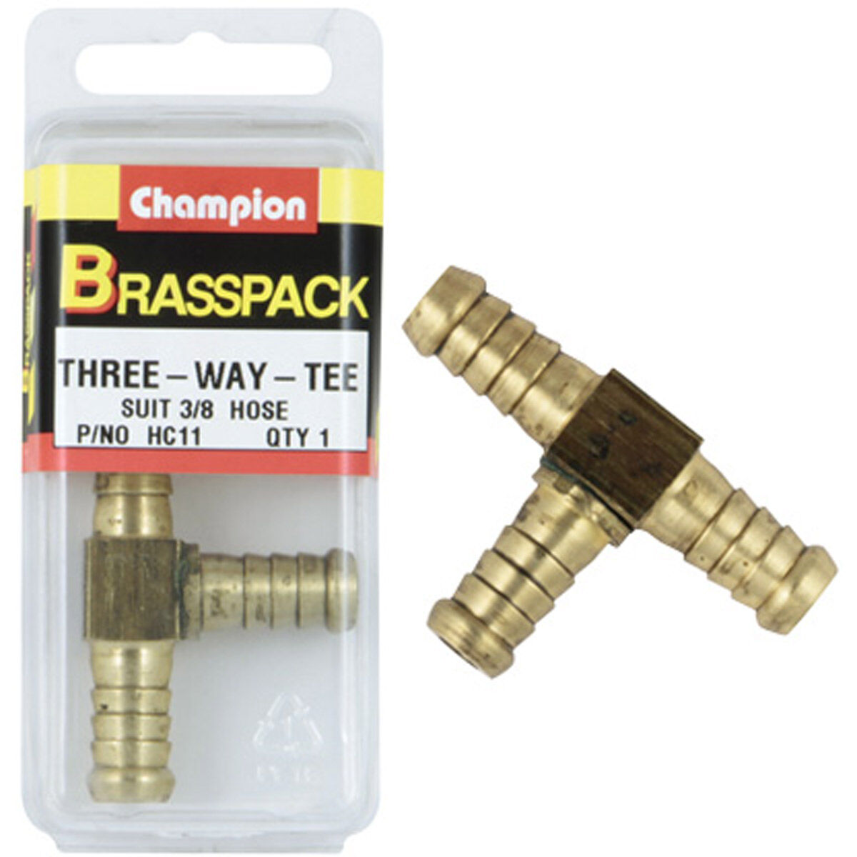 Champion Brass Pack Hose Joiner HC1, 3/16", , scaau_hi-res