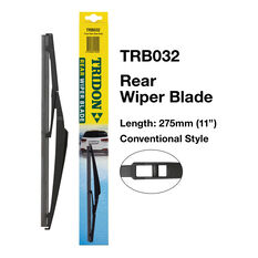 Tridon Rear Wiper Blade 275mm (11") Single -TRB032, , scaau_hi-res