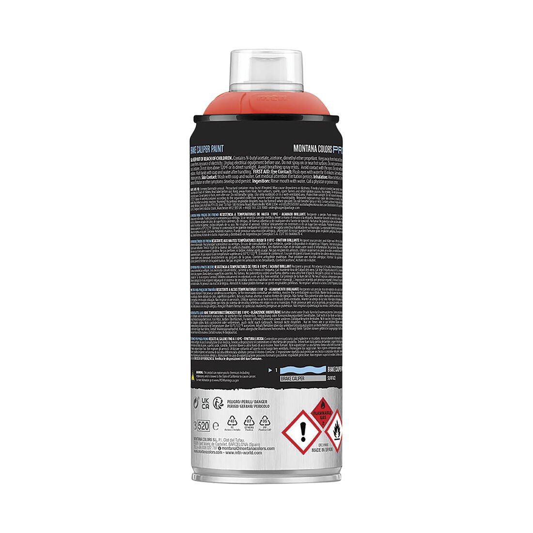 MTN Pro Red Brake Caliper Spray Paint 400mL, , scaau_hi-res