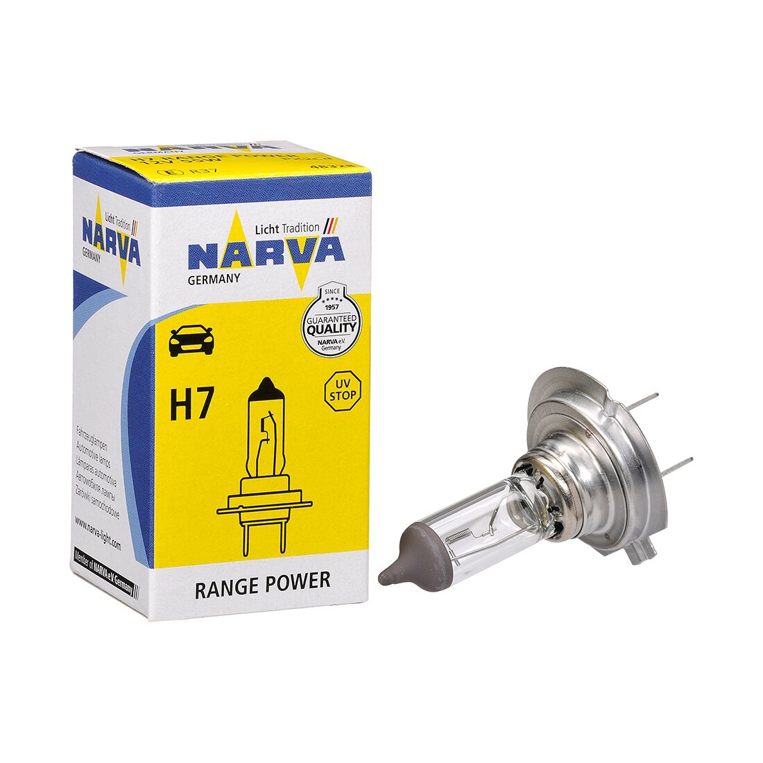 Narva Intense Plus 30 Headlight Globe - H7, 12V 55W PX26D, 48328, , scaau_hi-res