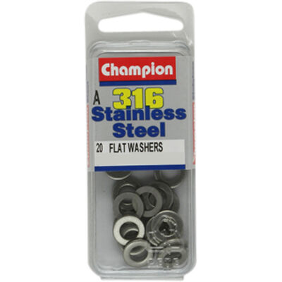 Champion Flat Washers - 5mm, , scaau_hi-res