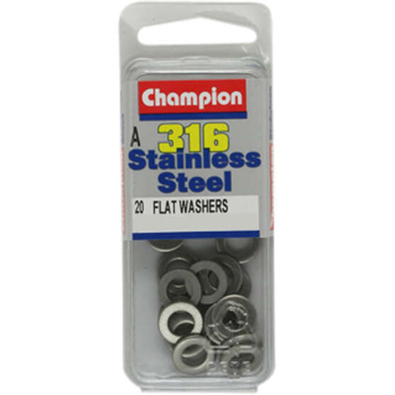 Champion Flat Washers - 5mm, , scaau_hi-res