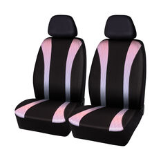 SCA Ombre Polyester Seat Covers Pink/Blue/Black Adjustable Headrests Airbag Compatible, , scaau_hi-res