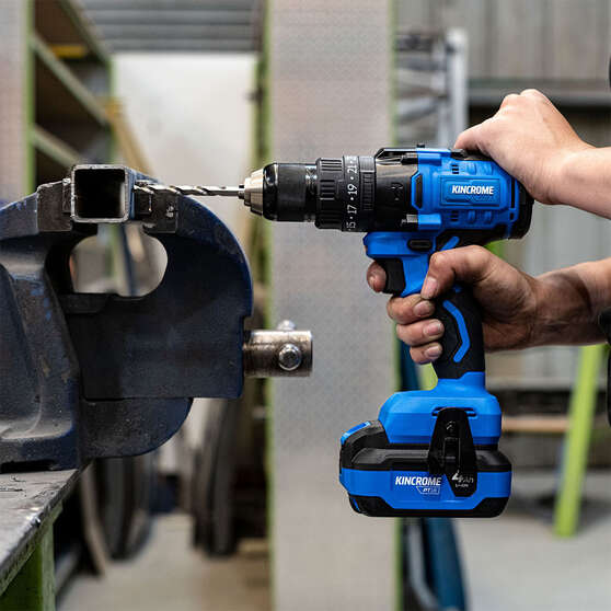 Kincrome PT18 18V 2 Piece Brushless Drill & Impact Wrench Kit 2.0Ah, , scaau_hi-res