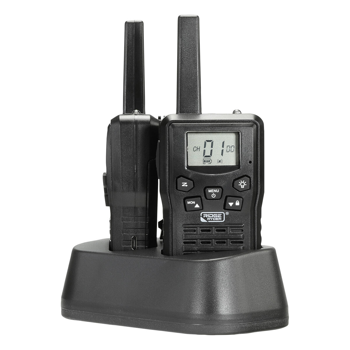 Ridge Ryder UHF CB Handheld Radio Twin Pack 2W, , scaau_hi-res
