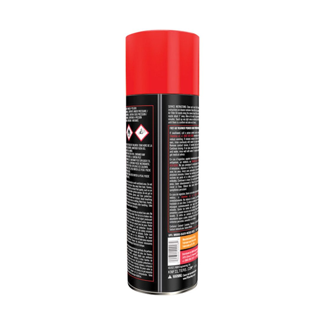 K&N Air Filter Oil 192mL Aerosol - 99-0504, , scaau_hi-res