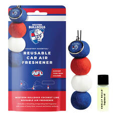Roadtrip Essential Air Freshener Set Western Bulldogs Coconut Lime 5ml, , scaau_hi-res