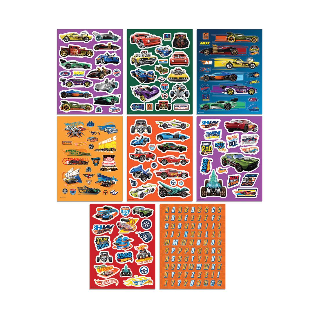 Kaleidoscope Hot Wheels Sticker Bomb, , scaau_hi-res