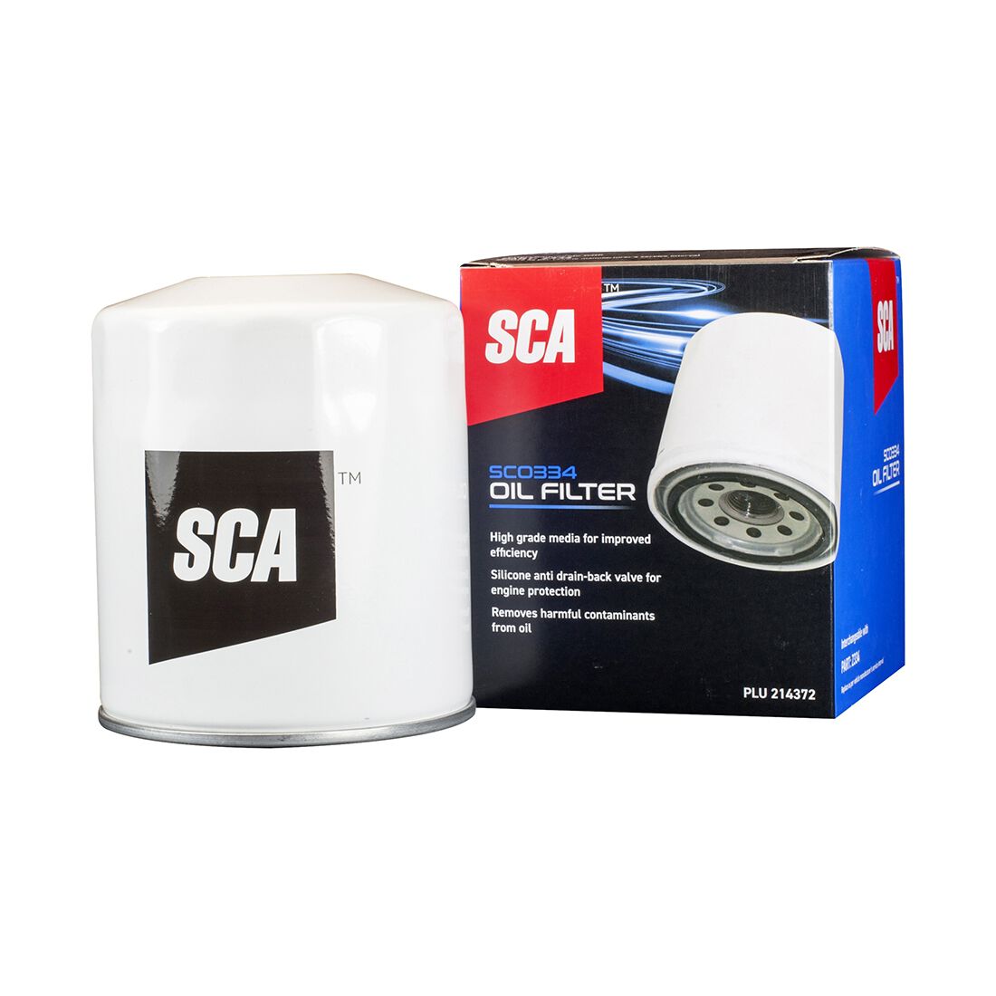 SCA Oil Filter SCO334 (Interchangeable with Z334), , scaau_hi-res