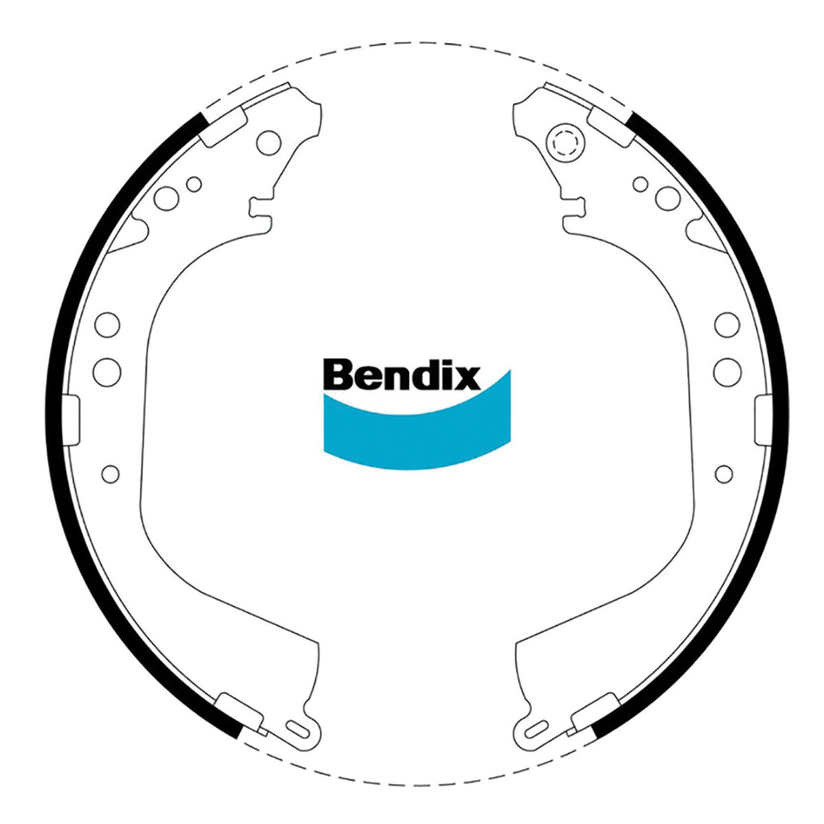 Bendix Brake Shoes - BS1414, , scaau_hi-res
