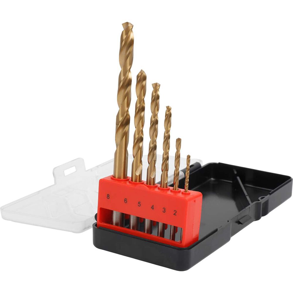 ToolPRO Tin Coated Drill Bit Set 6 Piece Supercheap Auto