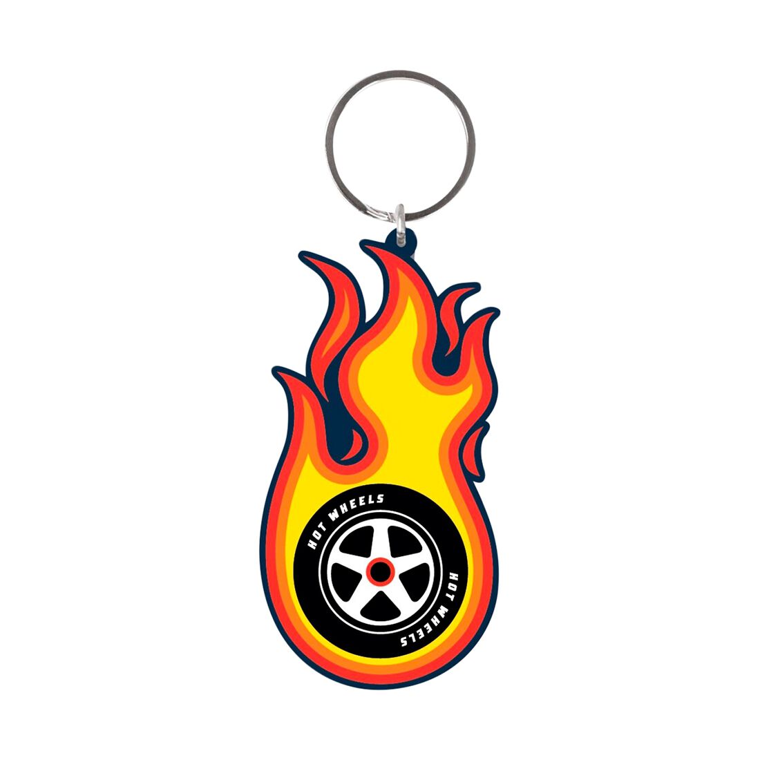 Hot Wheels Burning Tyre Keyring Supercheap Auto
