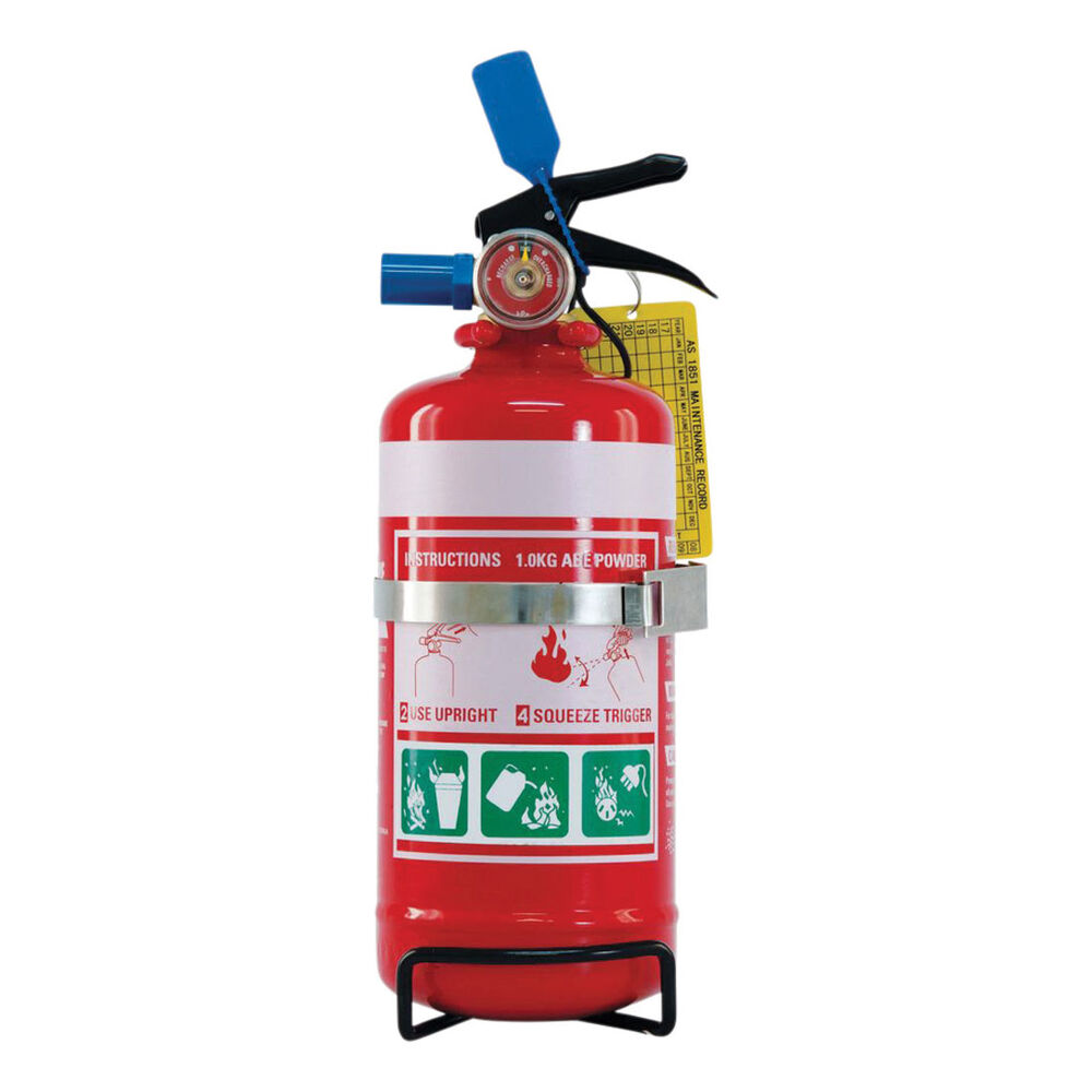 MEGAFire Fire Extinguisher 1kg Vehicle & Home with Metal Mounting Bracket Supercheap Auto