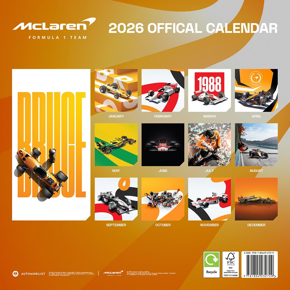 McLaren Square 2026 Calendar, , scaau_hi-res