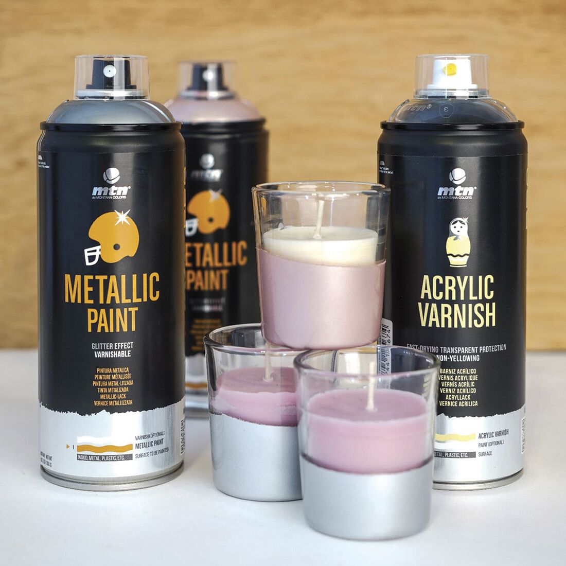 MTN Pro Metallic Aluminium Spray Paint 400mL, , scaau_hi-res