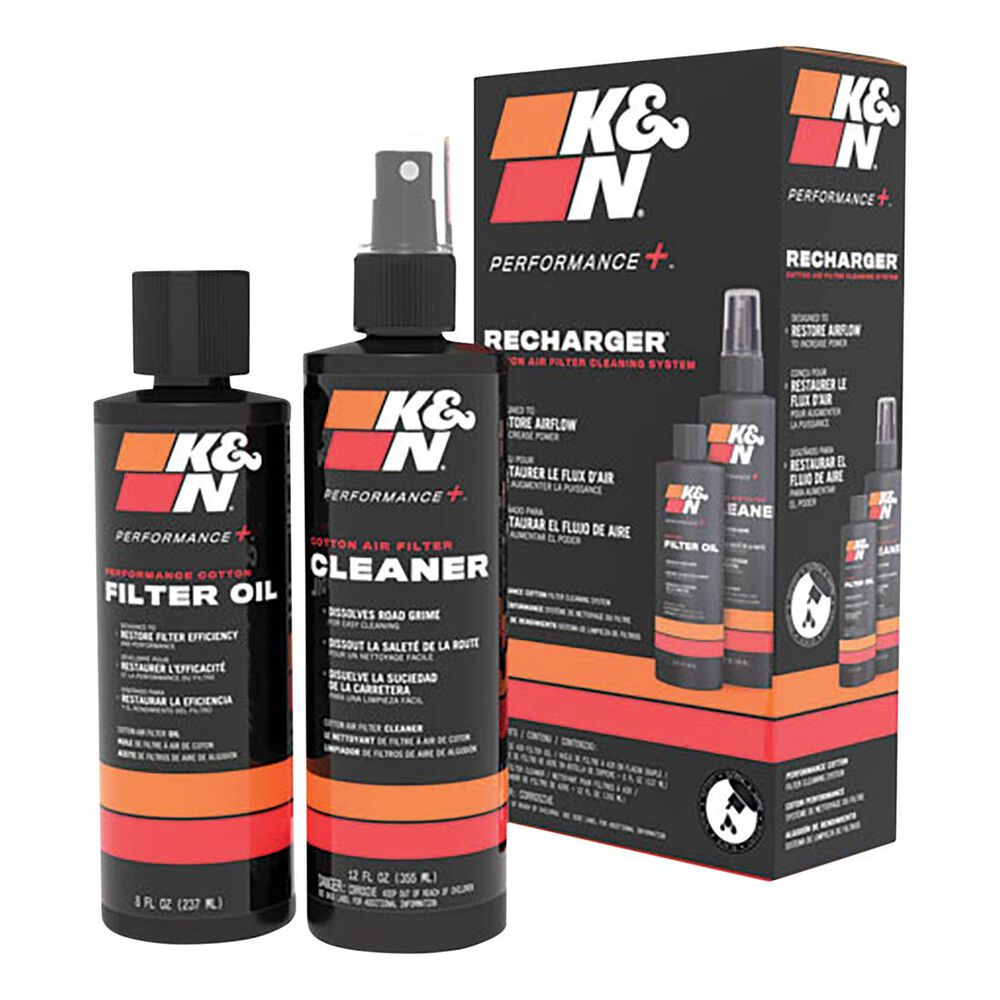 K&N Air Filter Recharge Kit Black 995050BK Supercheap Auto