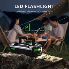 CAROSS T14 12V 2000A Smart Lithium Jump Starter With Built-in Air Compressor & 3 Mode LED Worklight, , scaau_hi-res