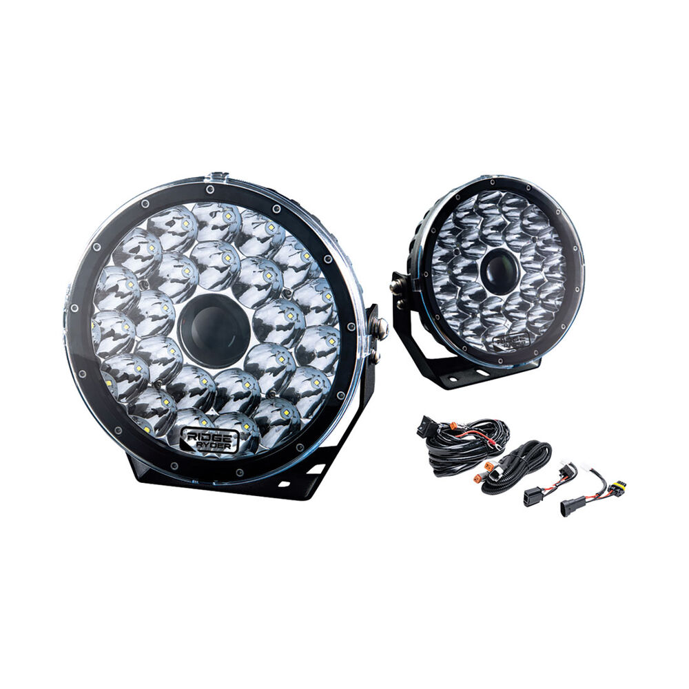 Ridge Ryder 224mm Laser LED Driving Light 100W with harness