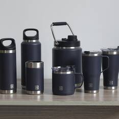 Swiss Tech Tall Tumbler - 20oz/591ml, Charcoal, , scaau_hi-res