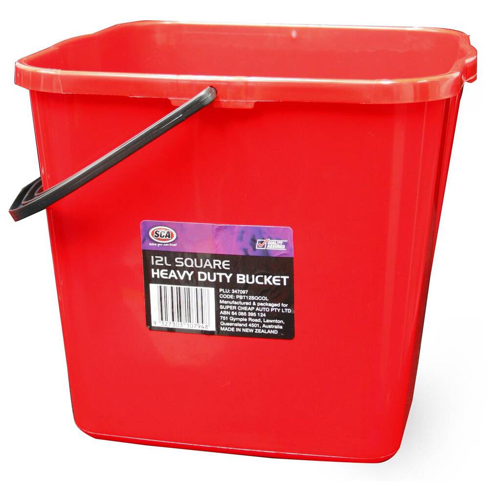 SCA Heavy Duty Square Bucket 12 Litre product image