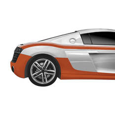 Rust-Oleum Custom Premium Lacquer Paint, Matt Orange - 312g, , scaau_hi-res