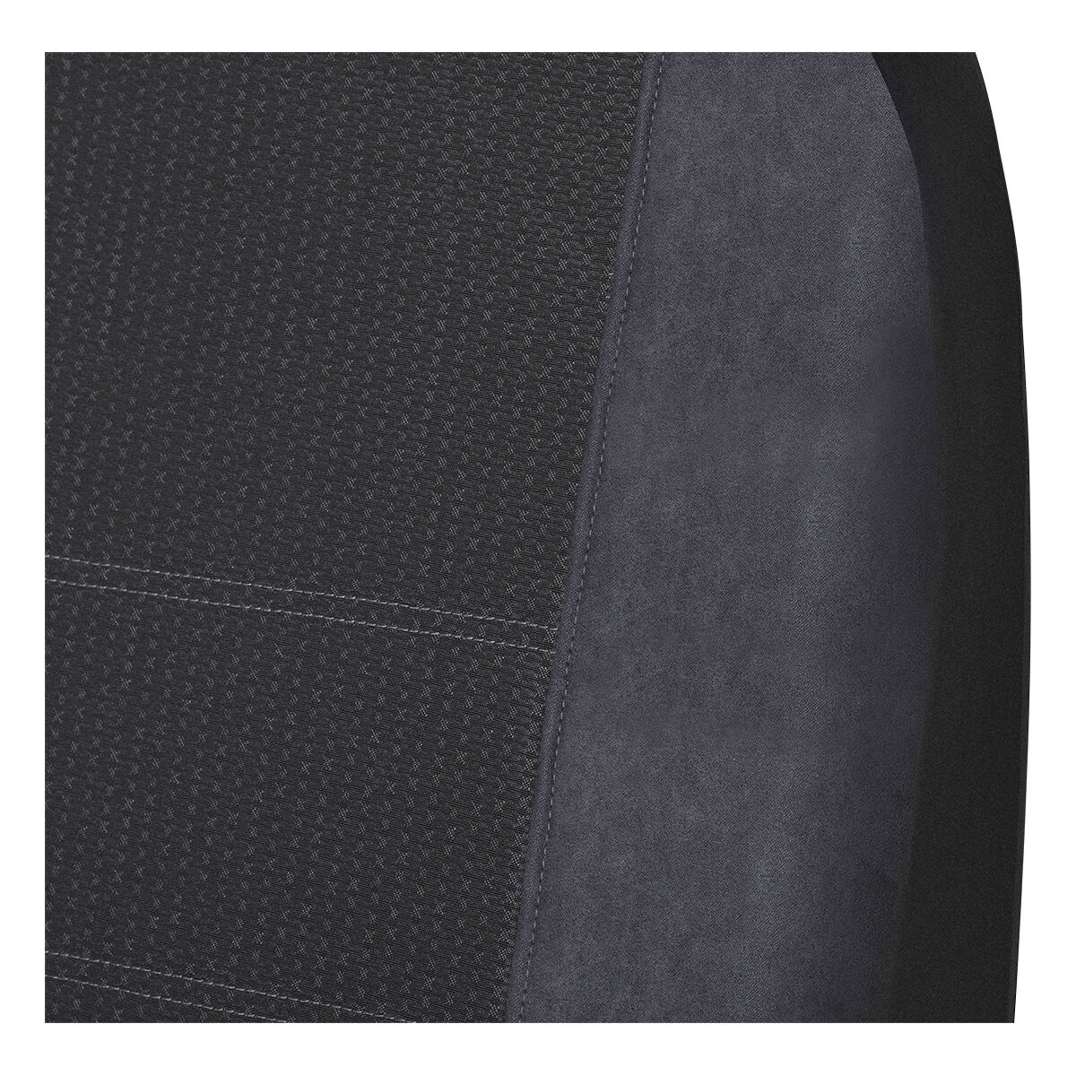 SCA Premium Jacquard and Velour Seat Covers Charcoal Rear Seat Size Adjustable Zips 06H, , scaau_hi-res