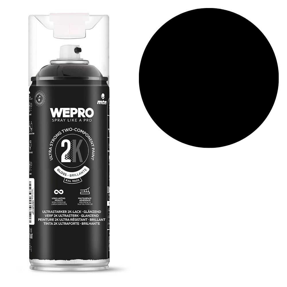 MTN WEPRO 2K Black Gloss 400mL, , scaau_hi-res