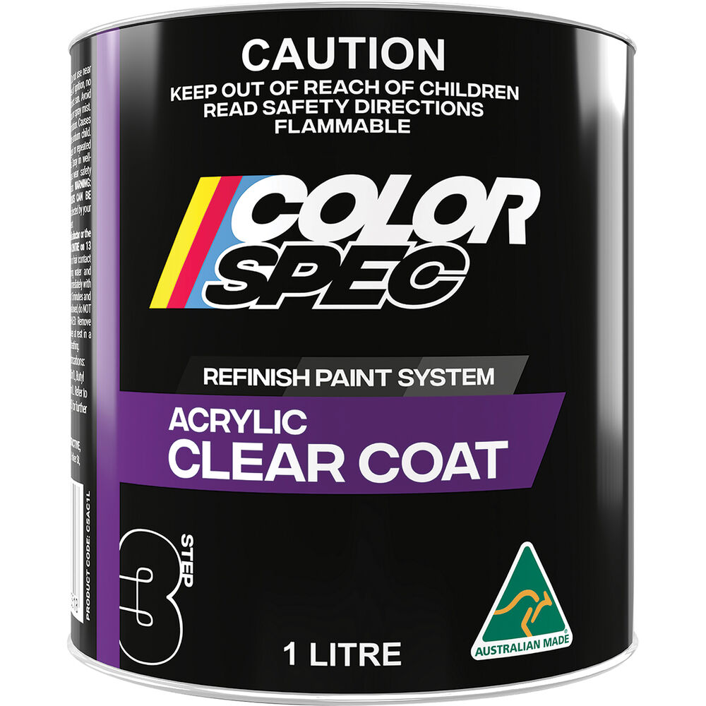 ColorSpec Paint Acrylic, Clear Coat, 1 Litre Supercheap Auto