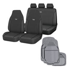 Ridge Ryder Canvas Seat Cover and Rubber Floor Mat Set, , scaau_hi-res