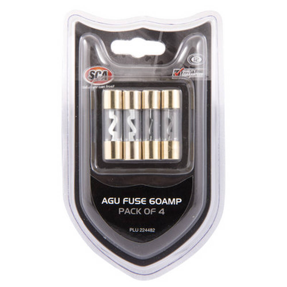 Csa Fuse SCA Audio Fuse - 60Amp, 4 Pack | Supercheap Auto