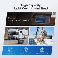 Renogy Lithium Deep Cycle Battery 12.8V 300Ah LiFePO4, , scaau_hi-res