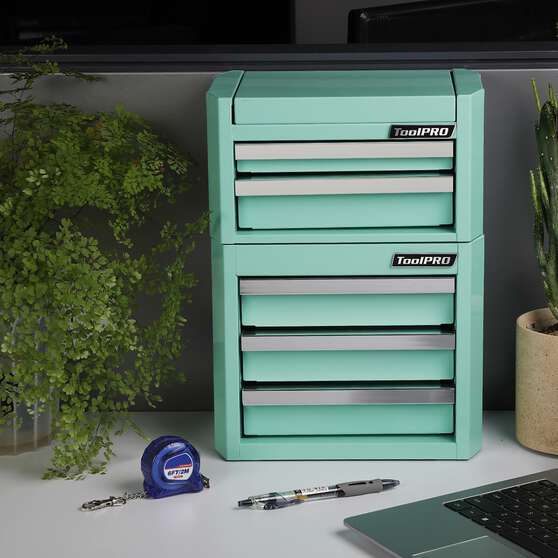 ToolPRO Mini Edge Tool Chest Aqua, , scaau_hi-res