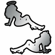 Sticker Trucker Girls, Chrome, , scaau_hi-res