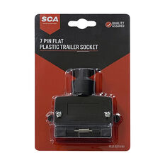 SCA Trailer Socket 7 Pin Flat, , scaau_hi-res